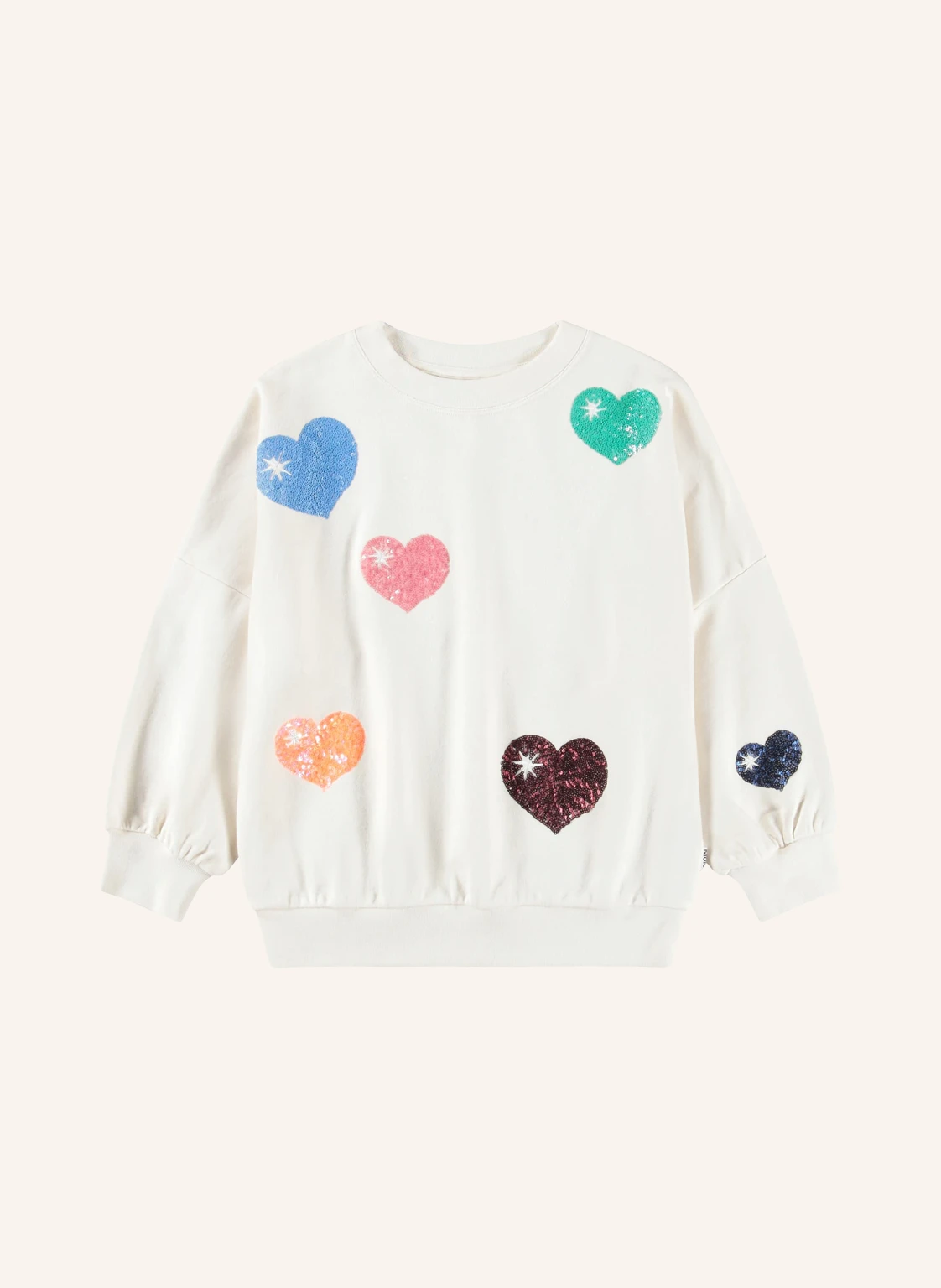 molo Sweatshirt mit Pailletten