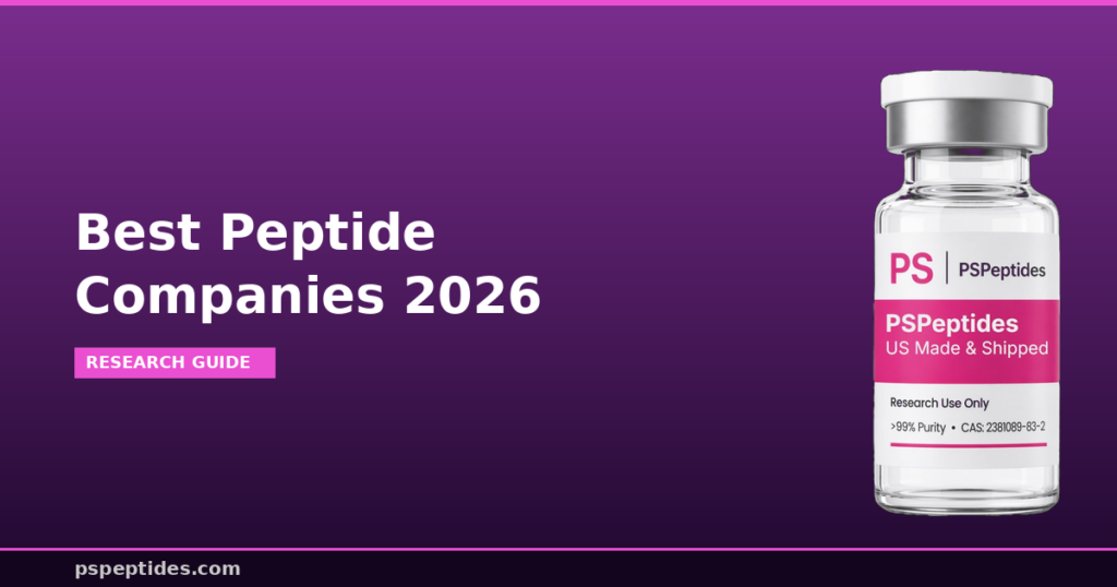 The Best Peptide Companies in 2026: Essential Proven Guide