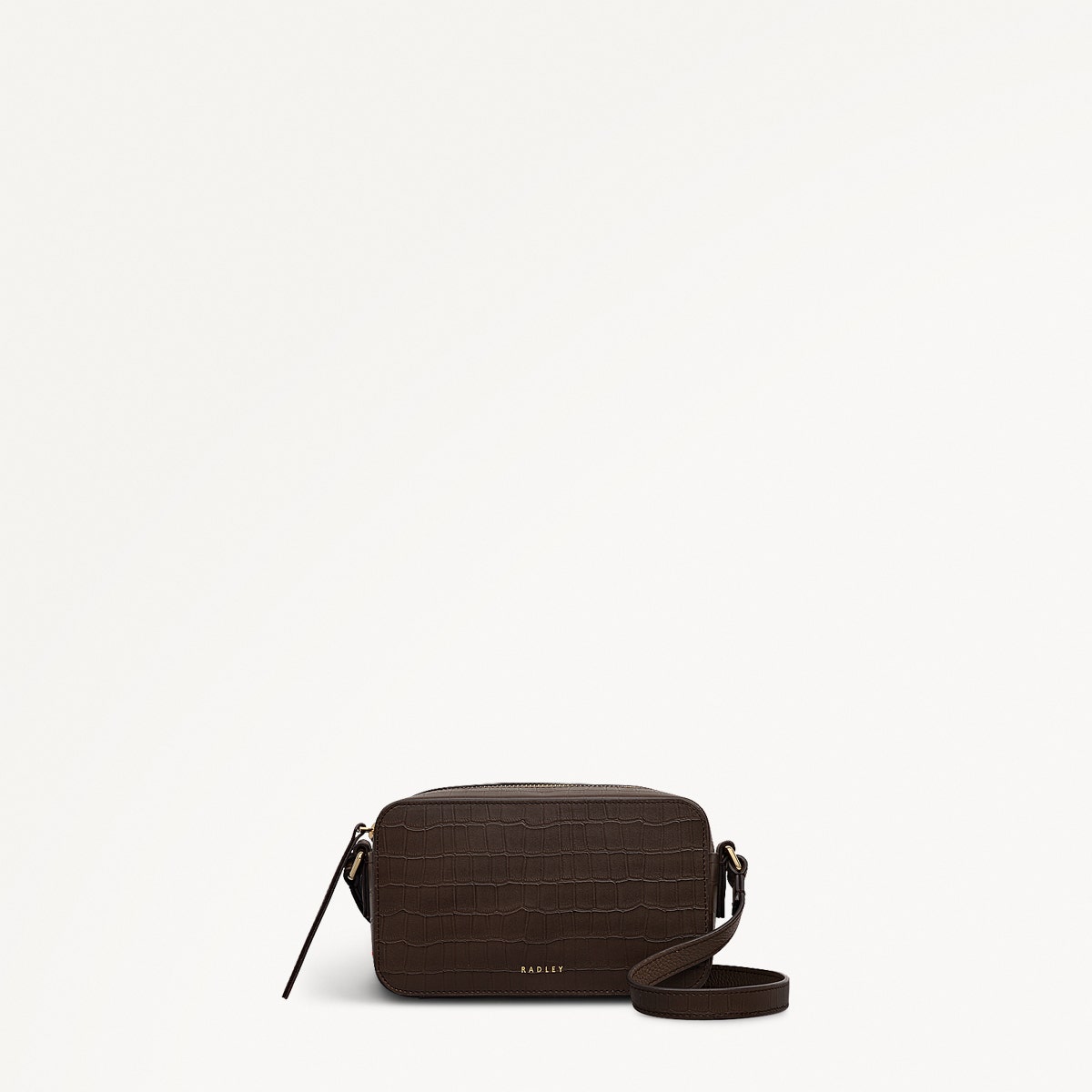 Beech Row - Faux Croc Mini Zip Around Cross Body Bag - OHE18201