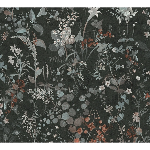 Vliestapete, BxL: 53 x 1005 cm, schwarz