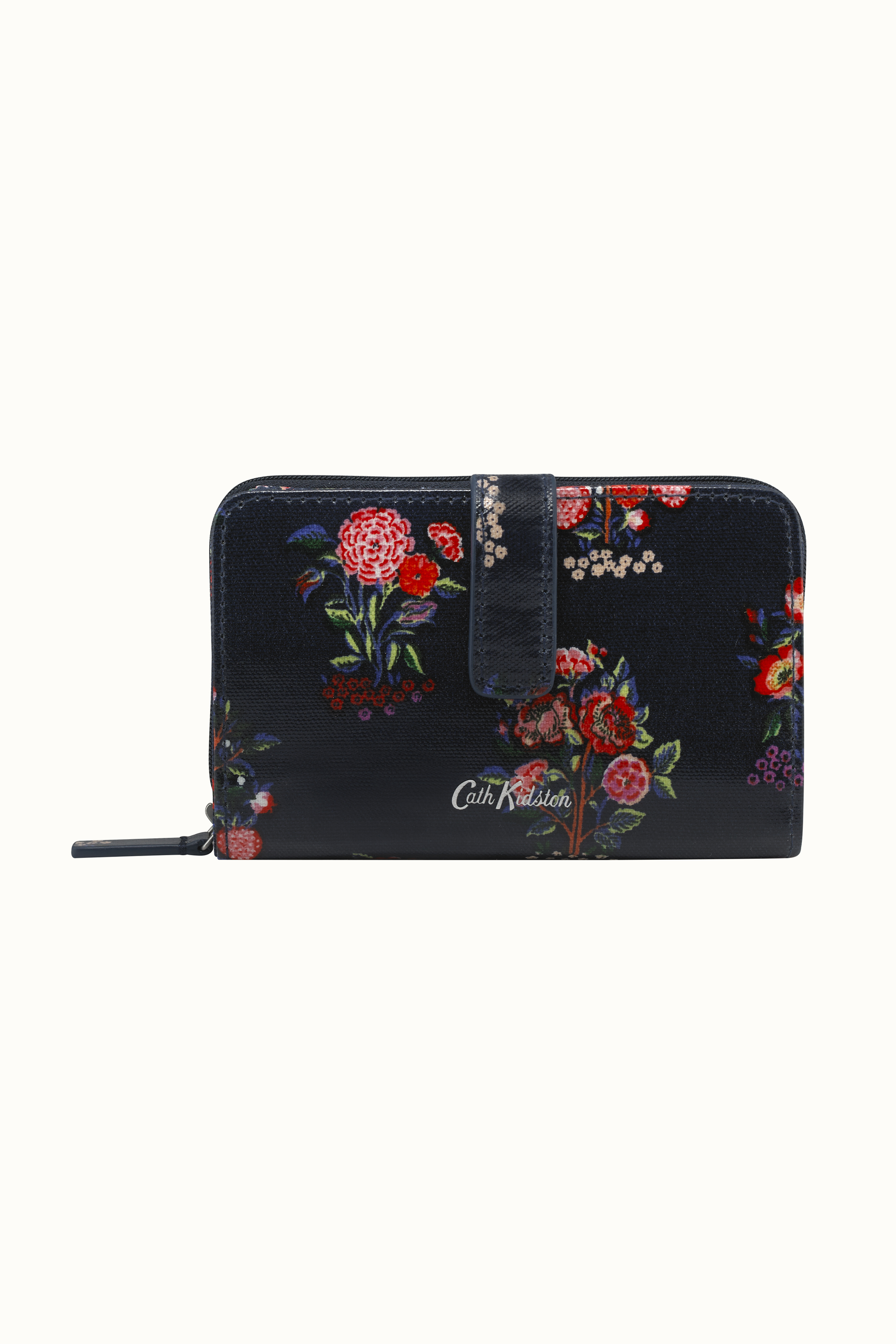 Kingdom Posey Folded Zip Wallet