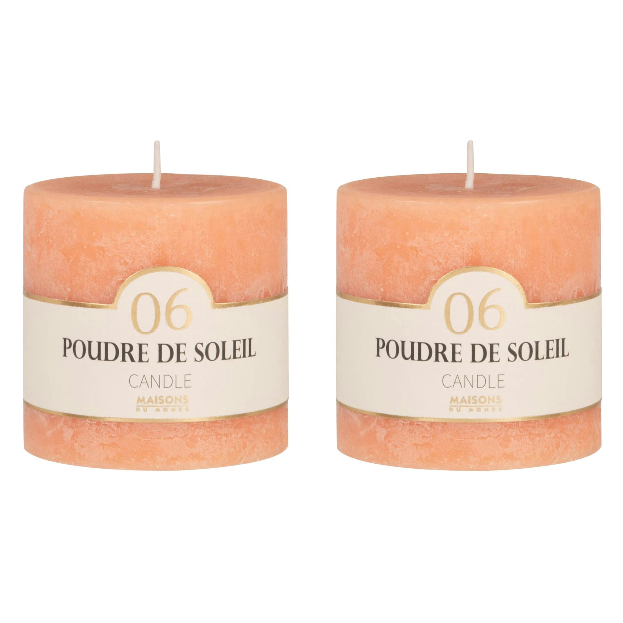 COLORAMA - Bougie parfumée terracotta H7, 230g