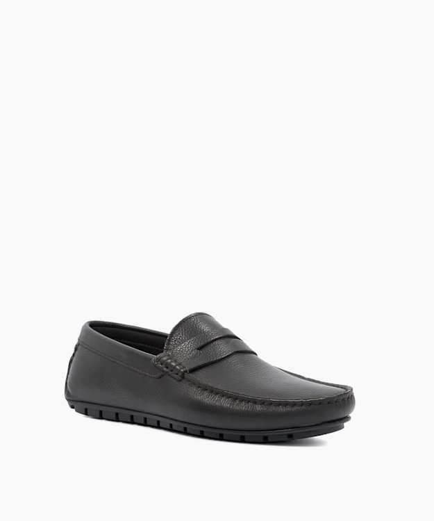 Brackley Dark Brown - Leather Driver Shoes