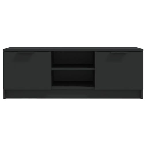 NNEVL TV Cabinet Black 102x35x36.5 cm Engineered Wood