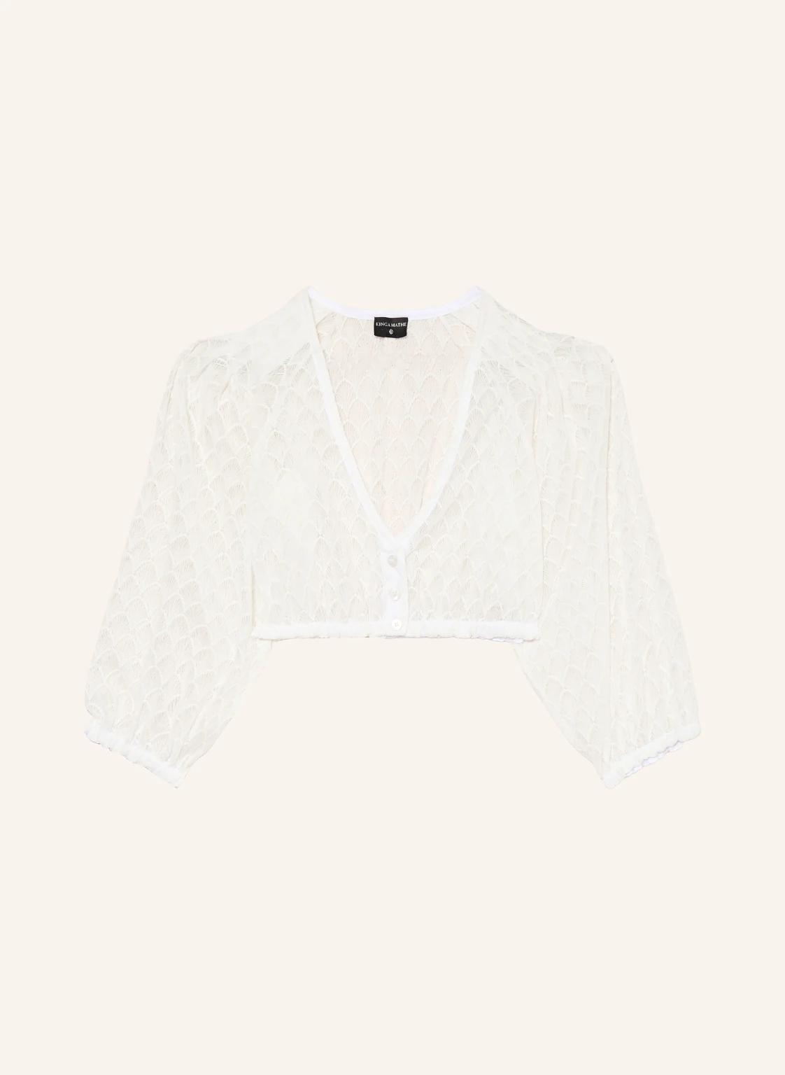KINGA MATHE Dirndlbluse KEIRA aus Spitze mit 3/4-Arm