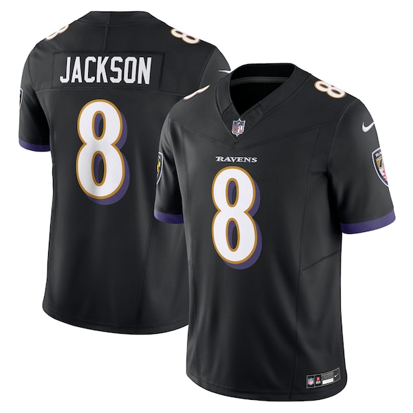 Lamar Jackson Baltimore Ravens Nike Vapor F.U.S.E. Limited Jersey - Black/White