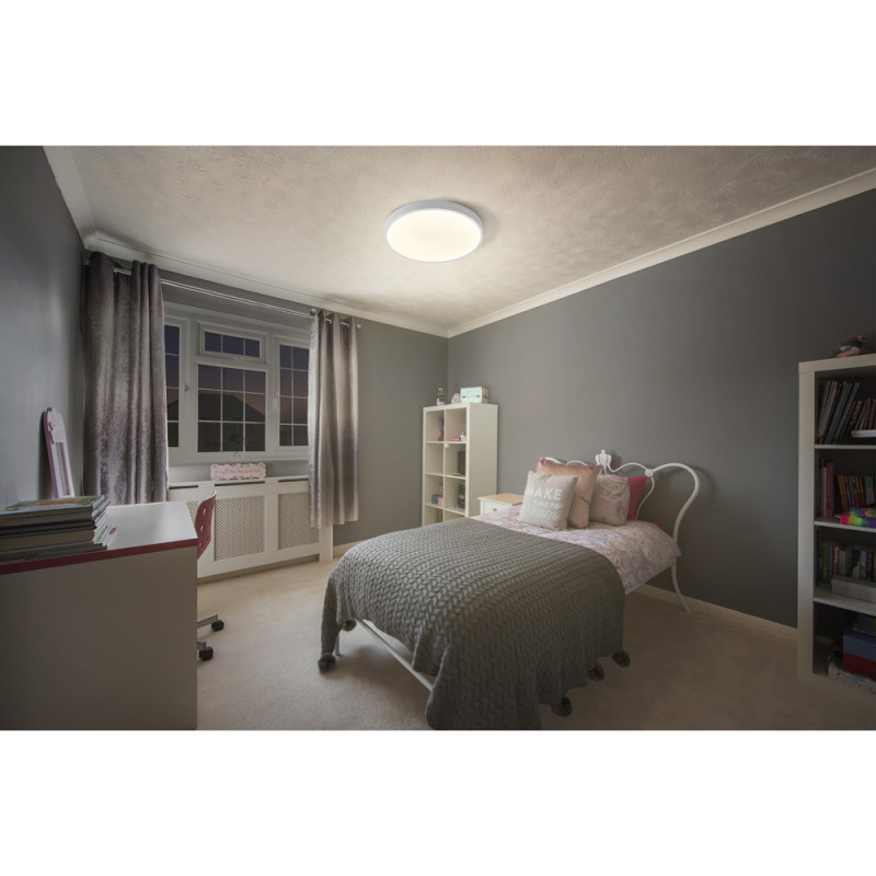 Plafonnier LED Moia blanc 4500 lm 36 W LEDVANCE