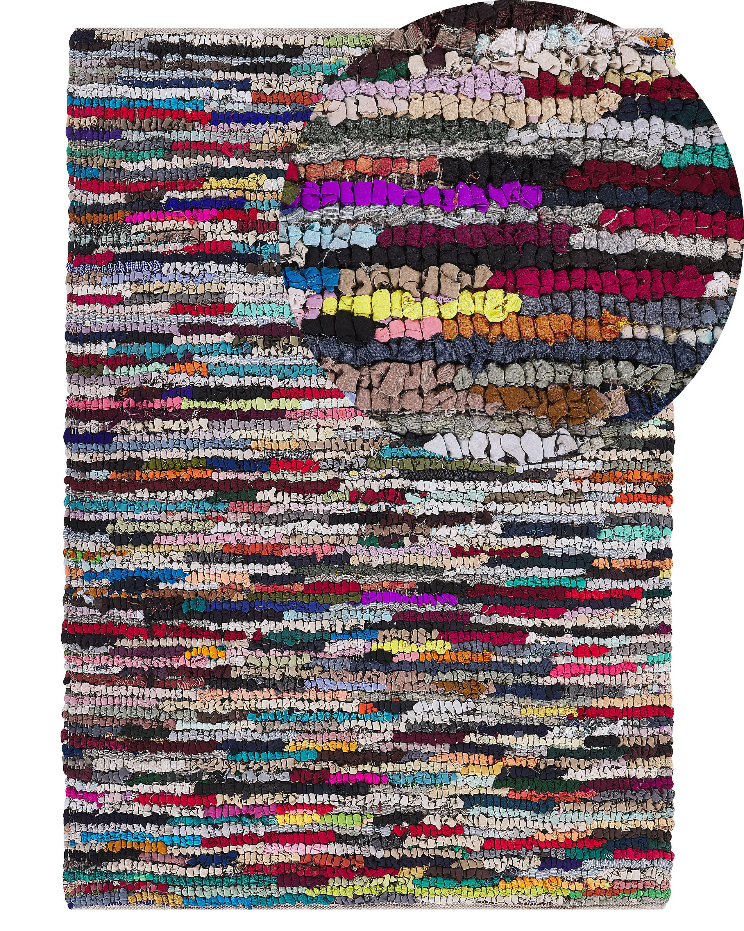 Dywan wielokolorowy 140x200 cm hippie