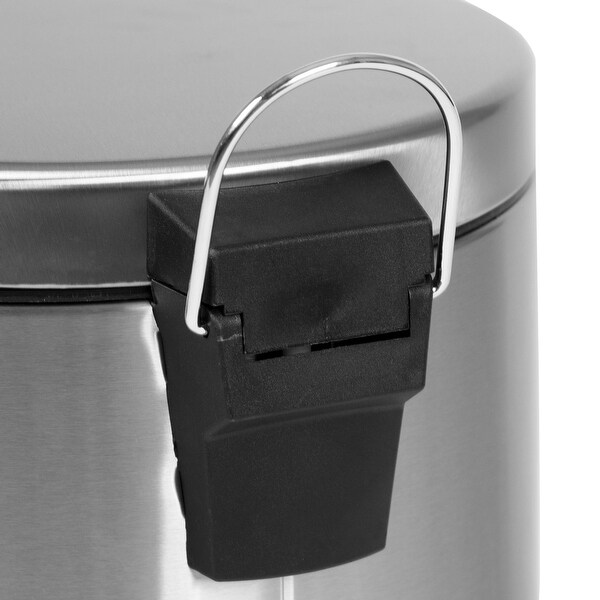 Stainless Steel Imprint Resistant Soft Close, Step Trash Can