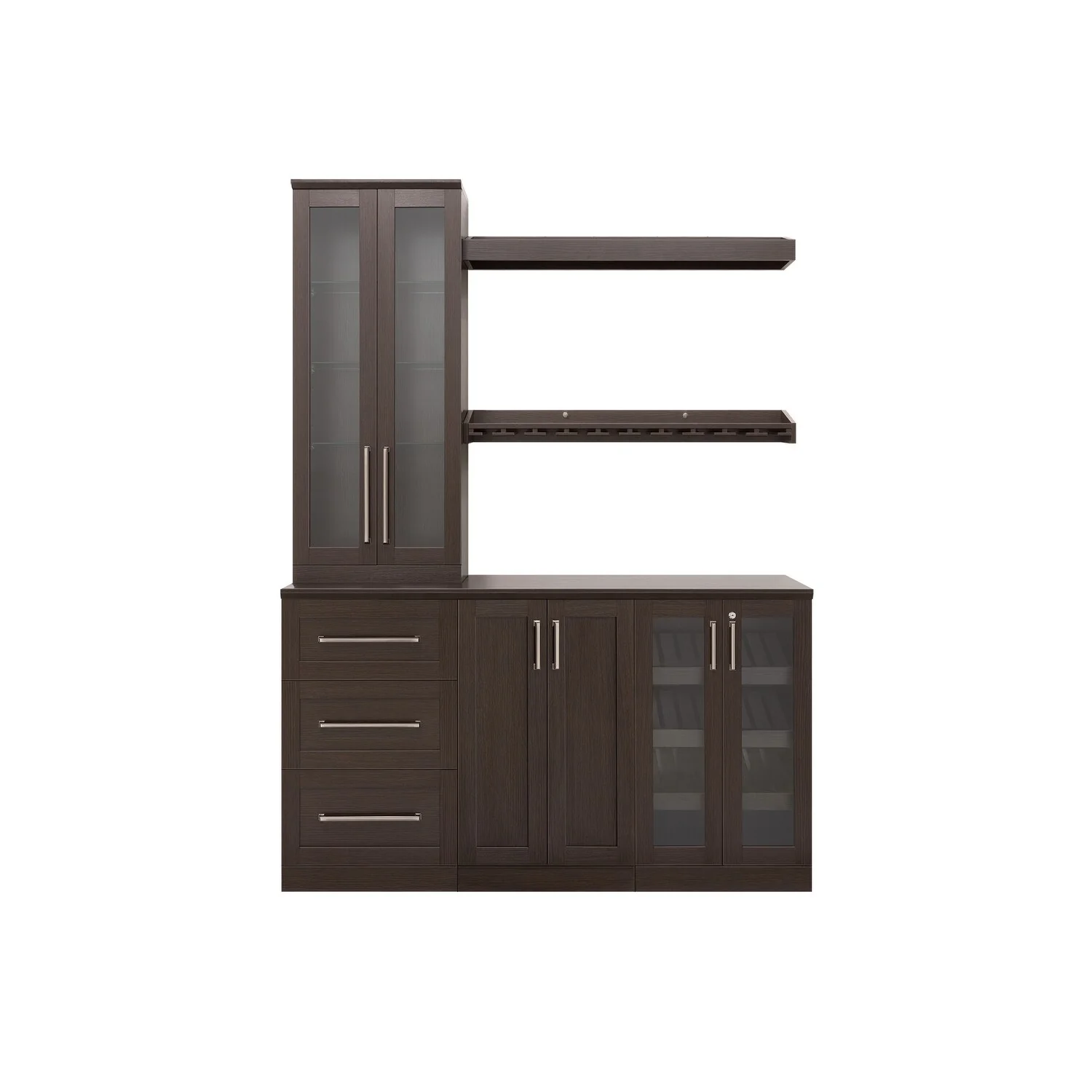 NewAge Products Home Bar 7-Piece Cabinet Set