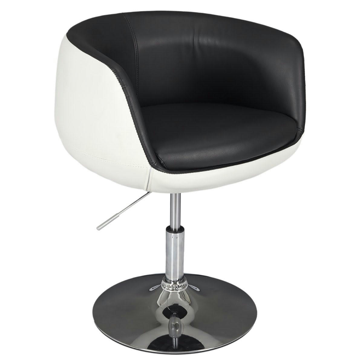 TOMMY - Fauteuil esprit années 70 bicolore