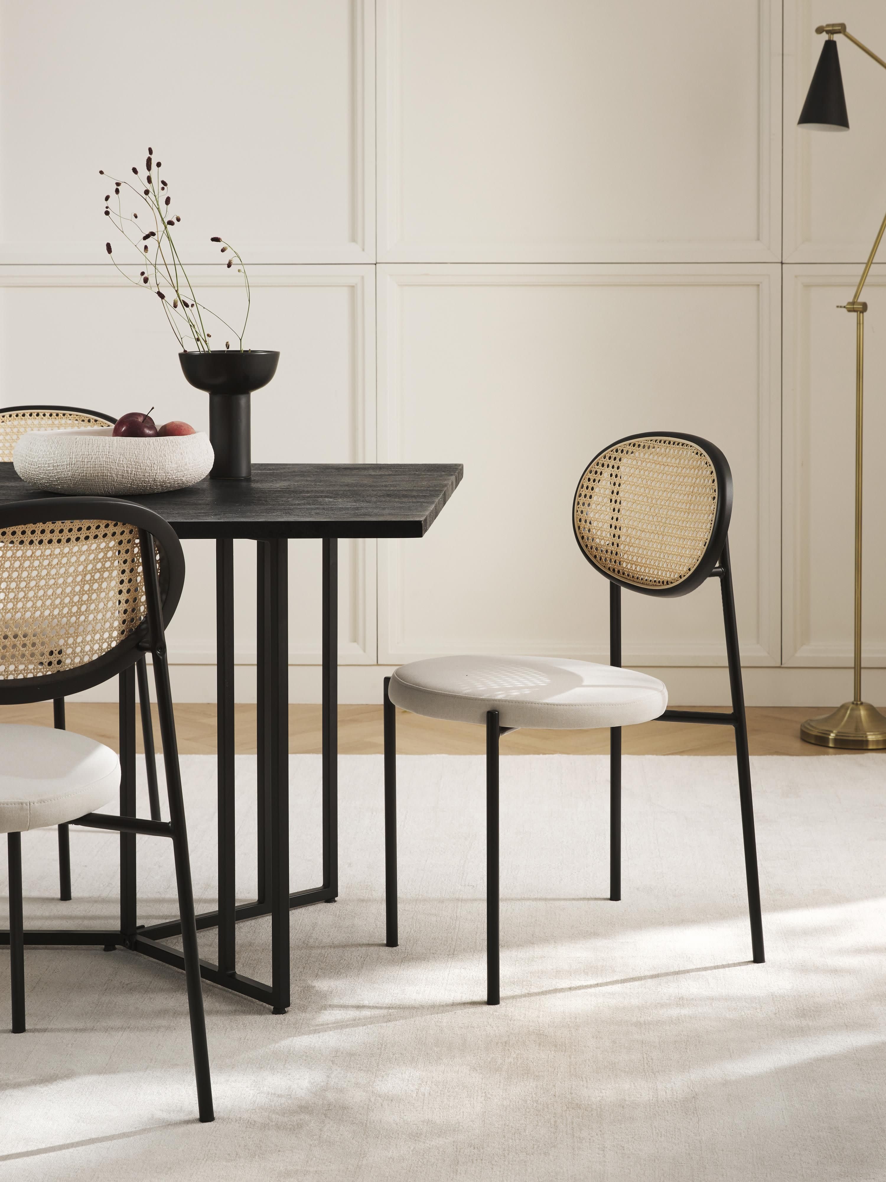 Polsterstühle Remy mit Wiener Geflecht, 2er-Set