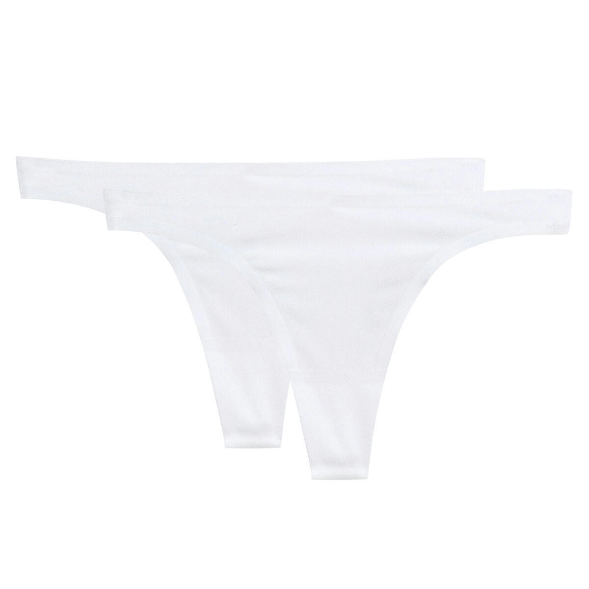 Lot de 2 strings invisibles en microfibre