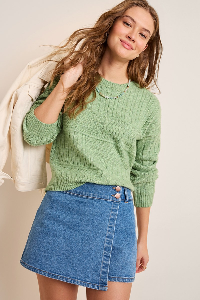 Olivia Tie Back Sweater