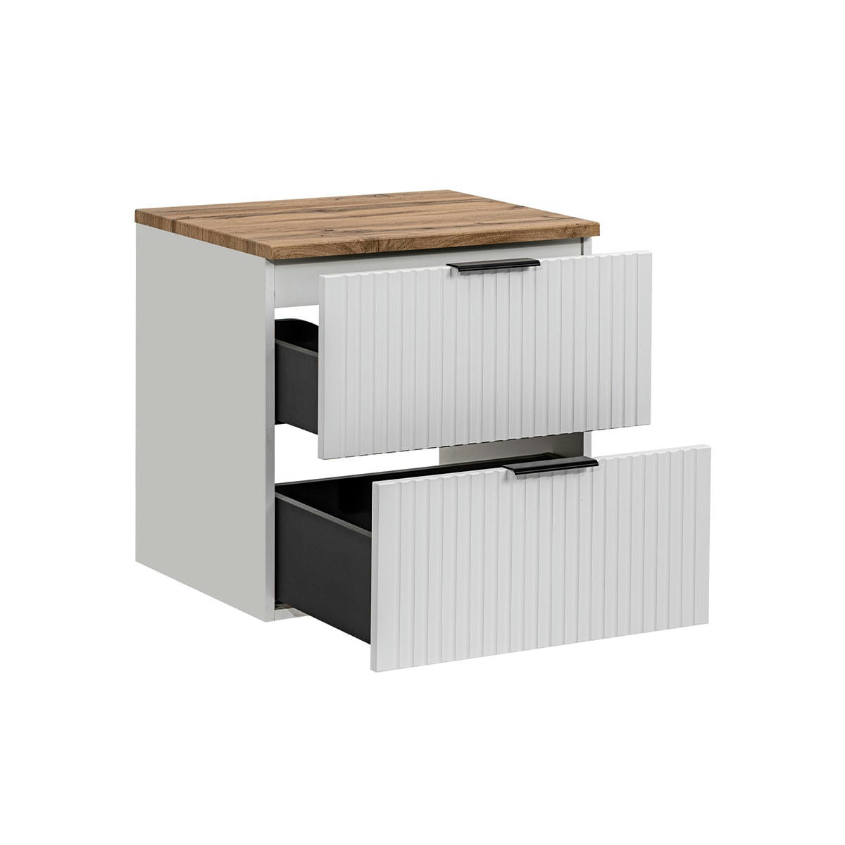 - Meuble sous-vasque 60cm plan de toilette blanc