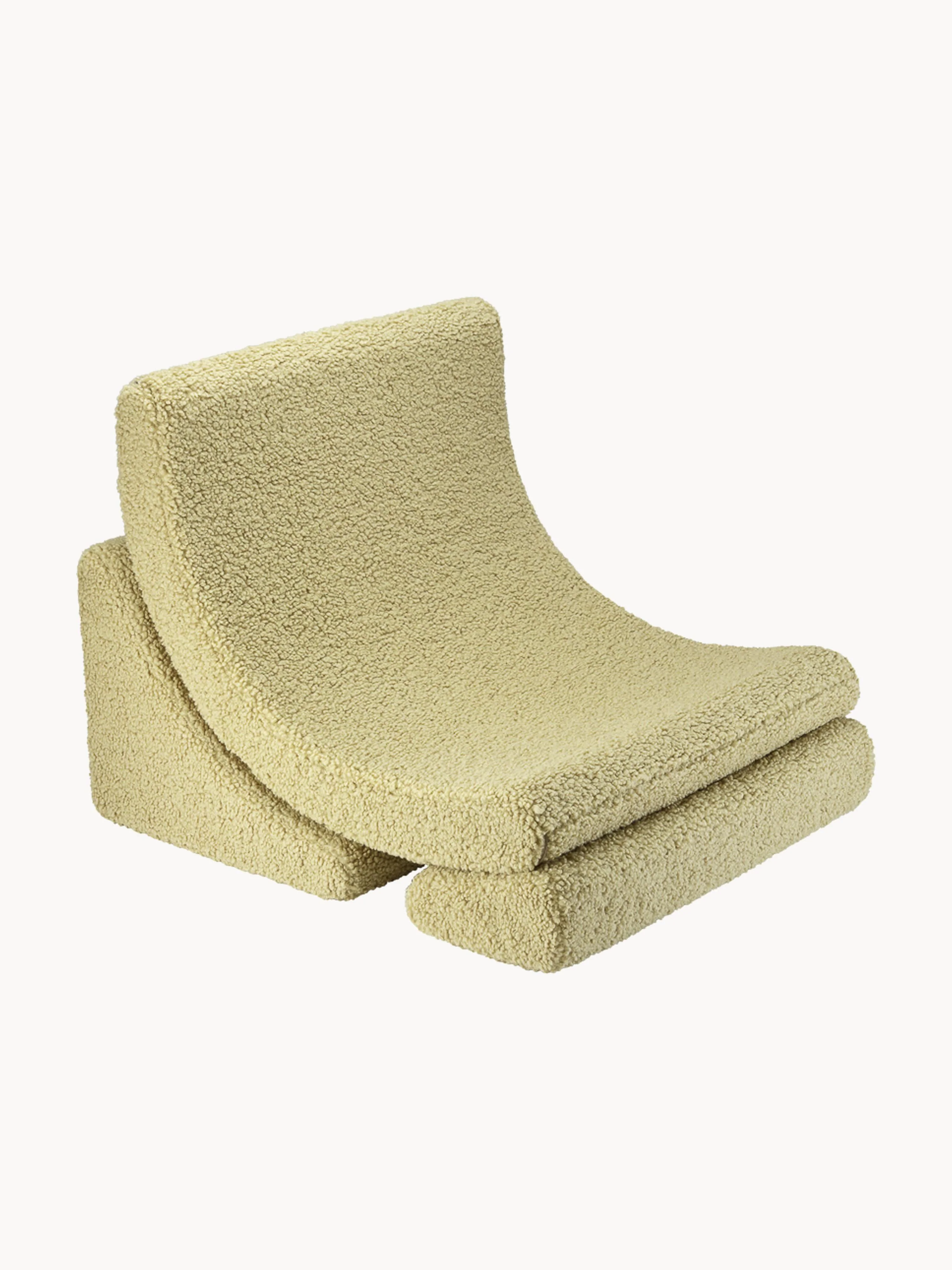 Handgefertigter Kinder-Sessel Moon aus Teddy