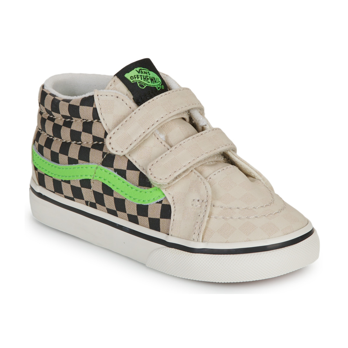 Vans - SK8-Mid Reissue V GLOW Taupe Mist - Taupe / Black / Green /  glow / In / Tea / Dark