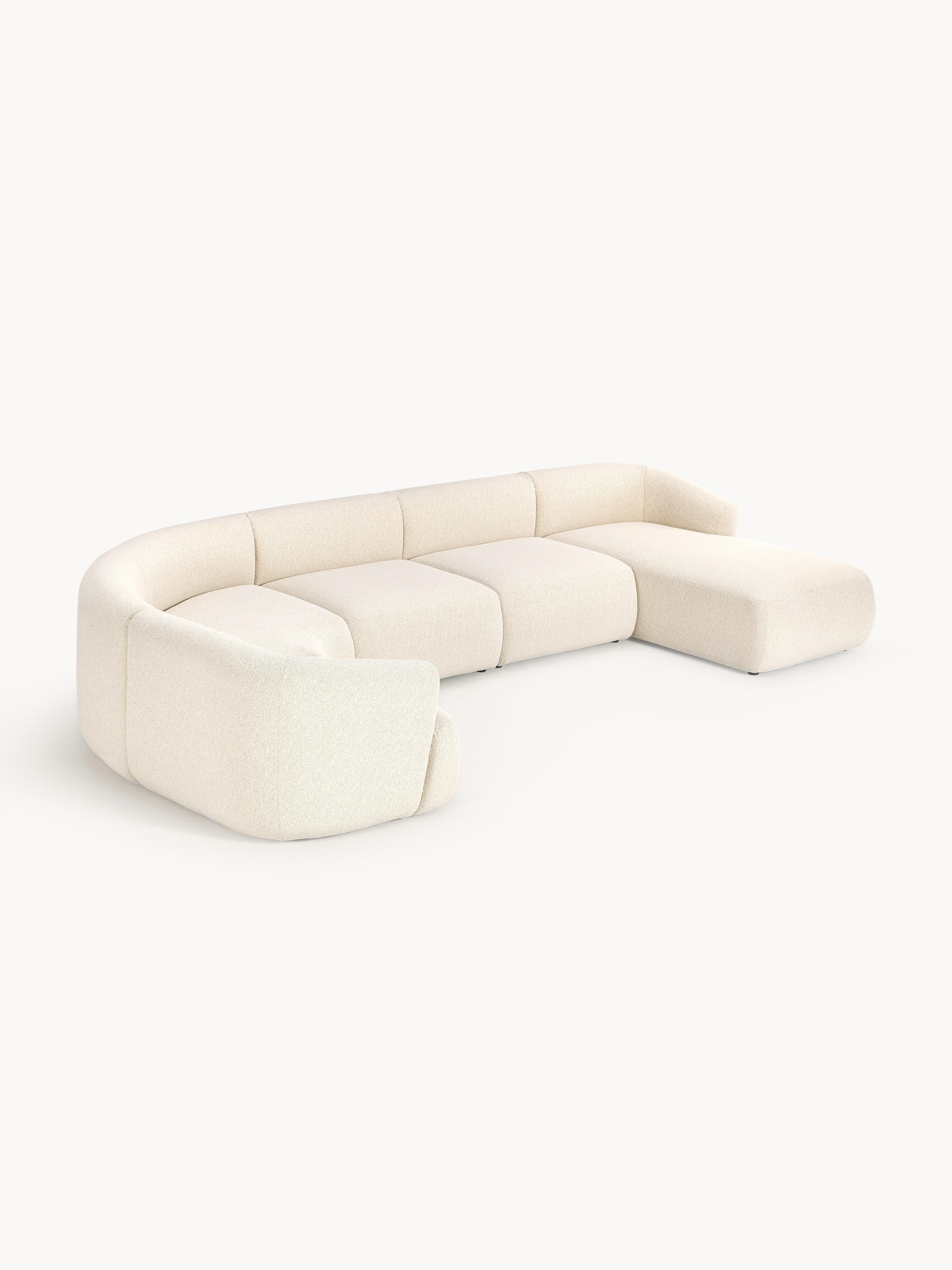 Modulares XL Bouclé-Sofa Sofia