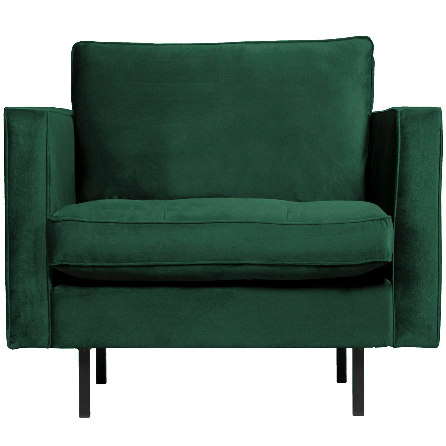 WOOOD classic fauteuil Rodeo - Velvet - Green Forest - 83x98x88