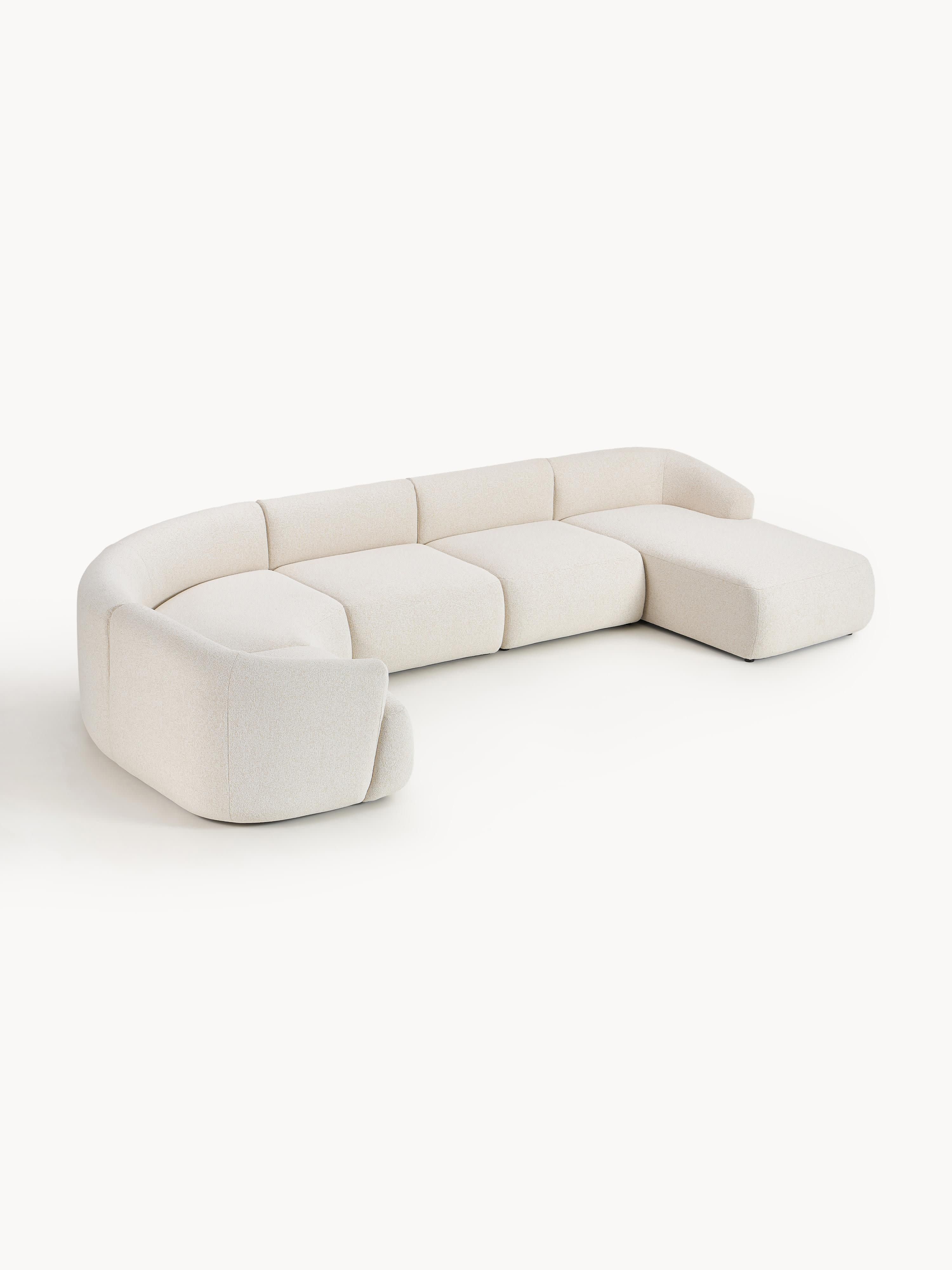 Modulares XL Bouclé-Sofa Sofia