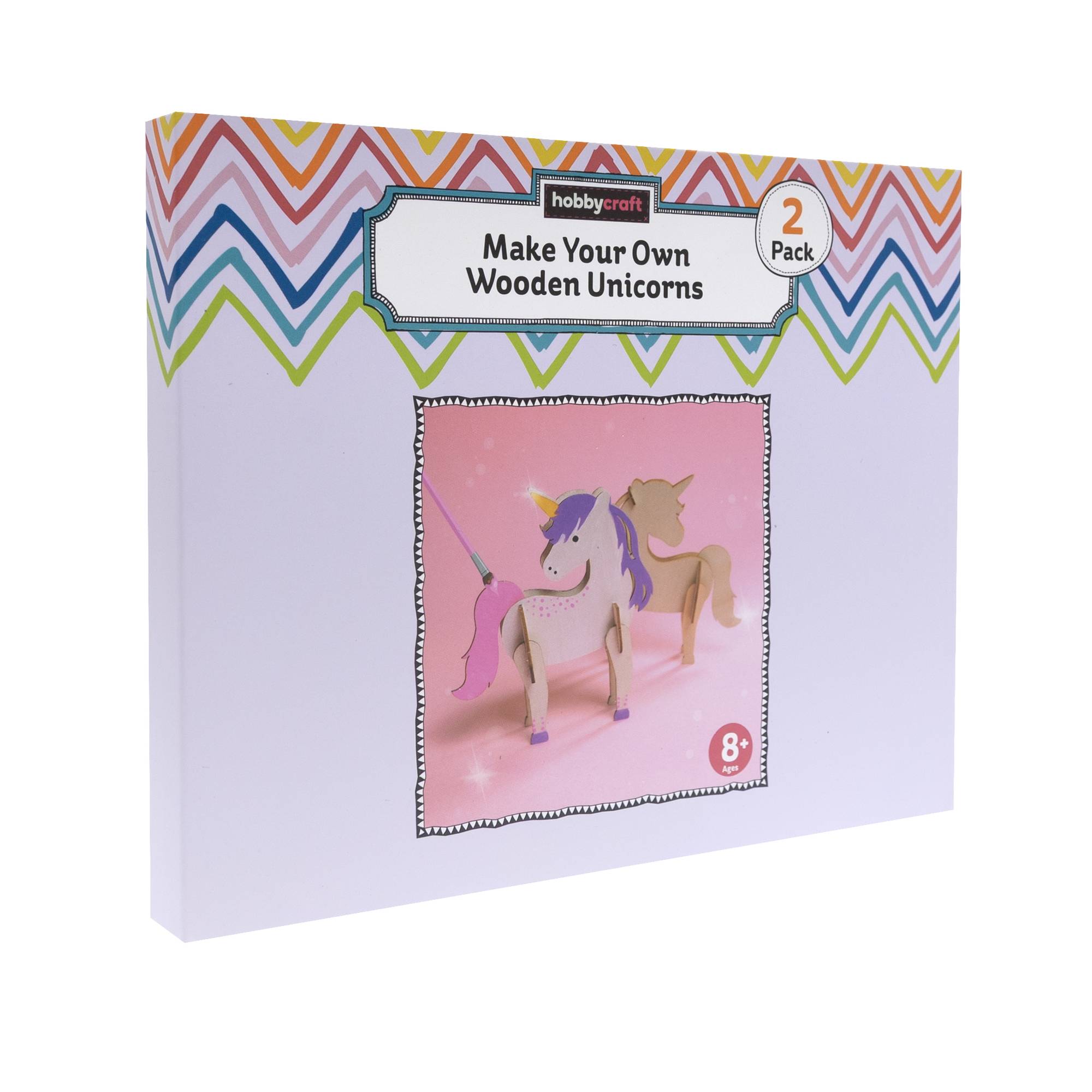 Make Your Own Wooden Unicorns Kit 2 Pack