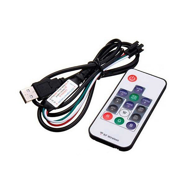 Contrôleur &Télécommande pour ruban Digital 5V RGB - SILAMP