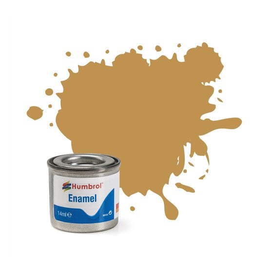 Humbrol 93 Desert Yellow Enamel Matt Paint 14ml