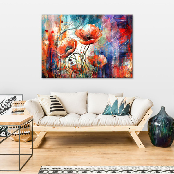Feeby Obraz, Abstrakcyjne Maki 60x40