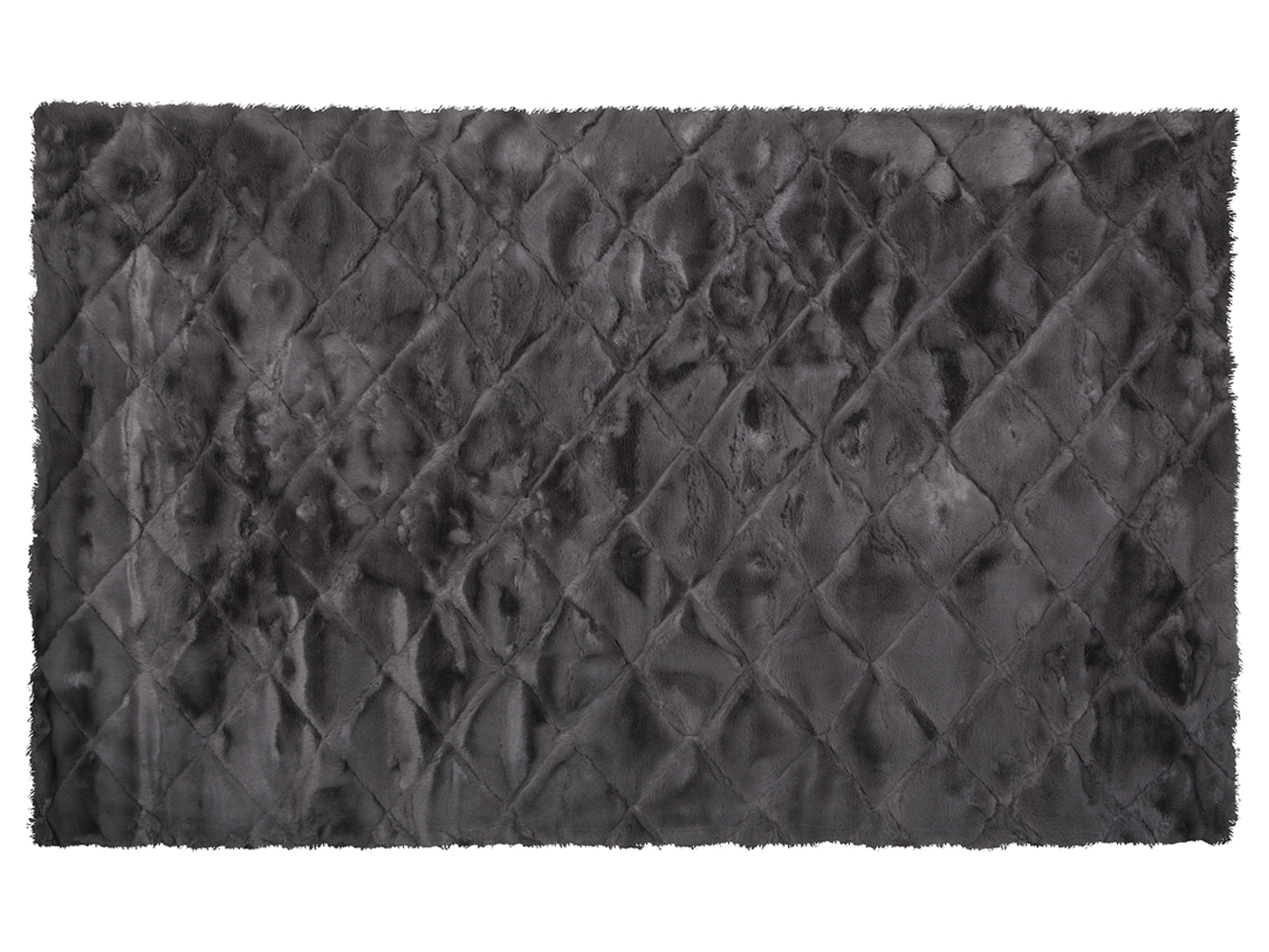 Dywan Fur 60x120 cm szary
