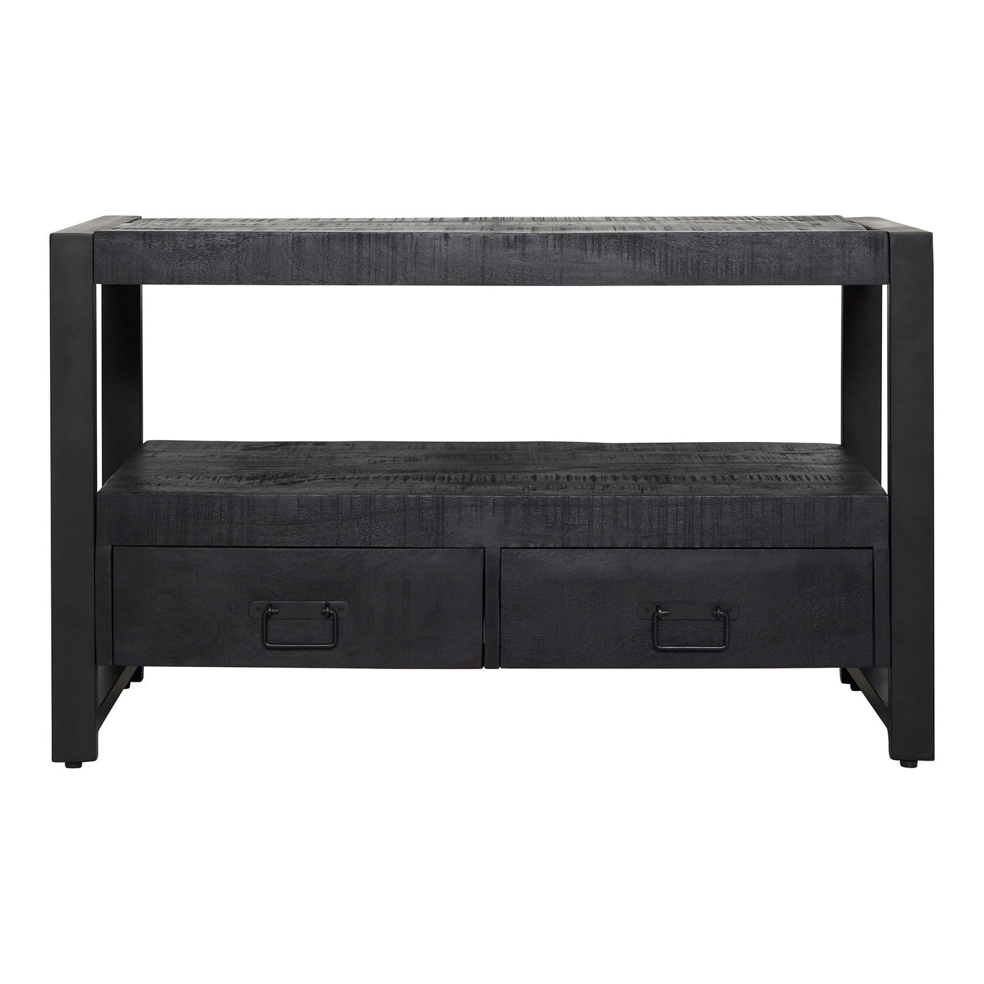 StarFurn Tv-meubel Boaz - Rechthoek Zwart Hout - 100x45x60cm