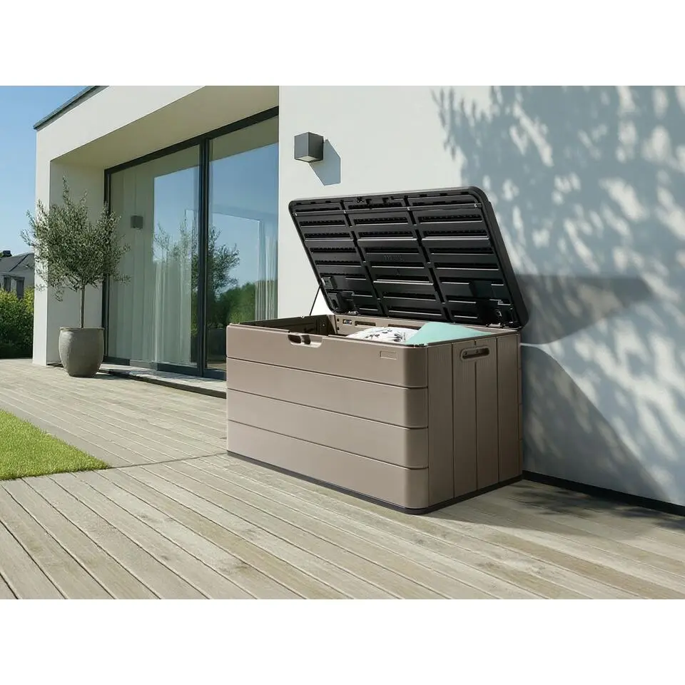 MILIES - Kussenbox - Bruin - 116 x 60 cm - Synthetisch materiaal