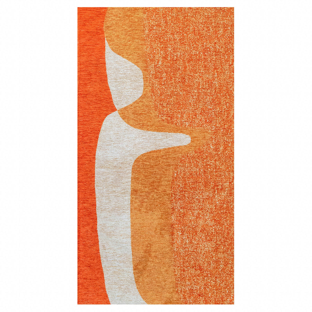 Lola&Moi vloerkleed Orange Cocktail - goud - 80x150cm