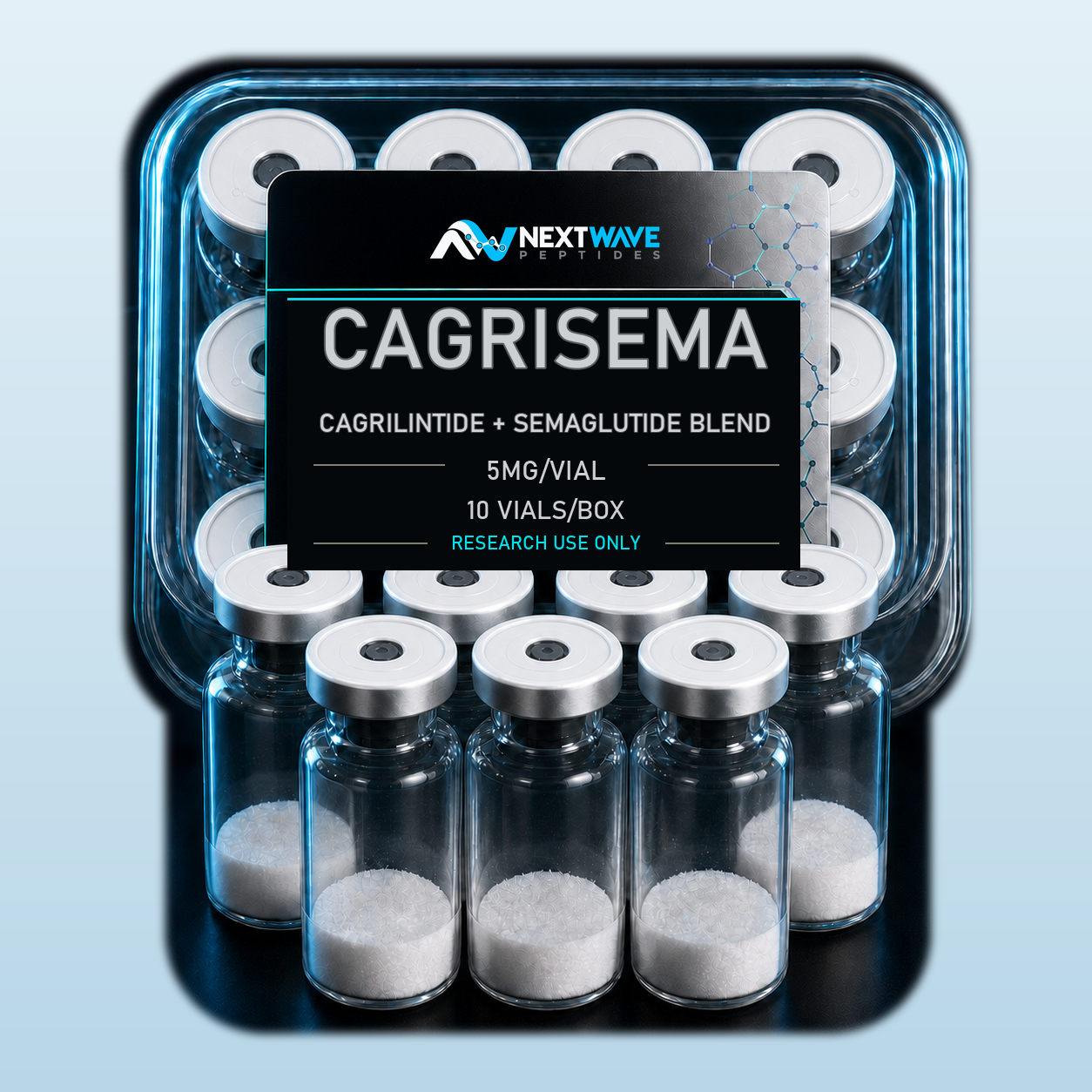 Cagrilintide + Semaglutide Blend (CagriSema) - 5mg, 10 Vials | NextWave Peptides