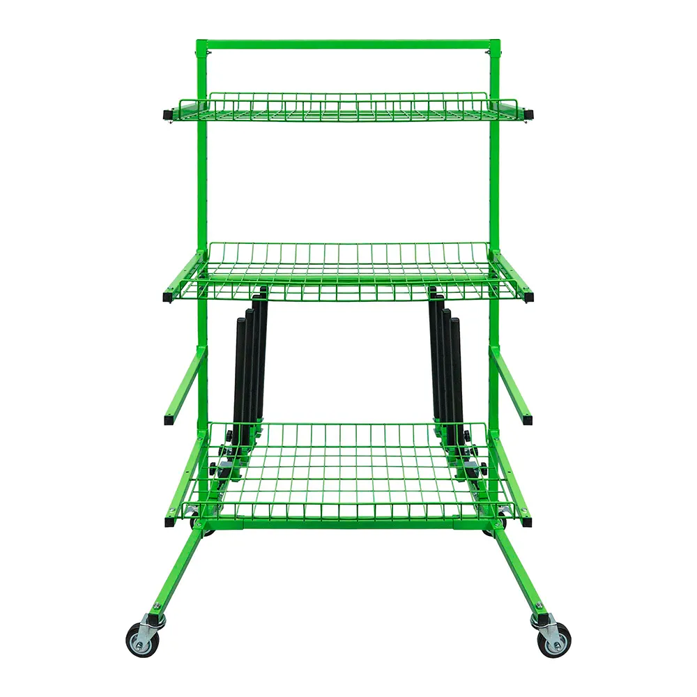 JBM Adjustable Parts Cart With Panel Support