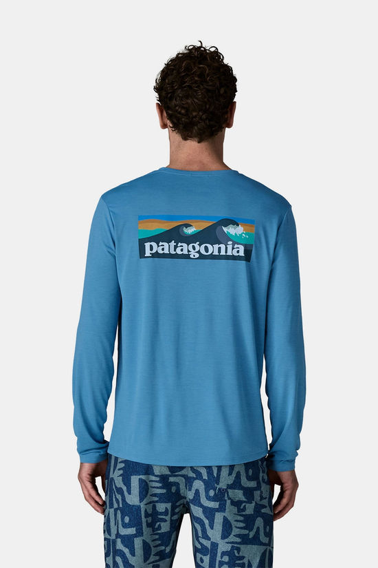 Patagonia M'S L/S Cap Cool Daily Shirt - Boardshort Logo Shirt