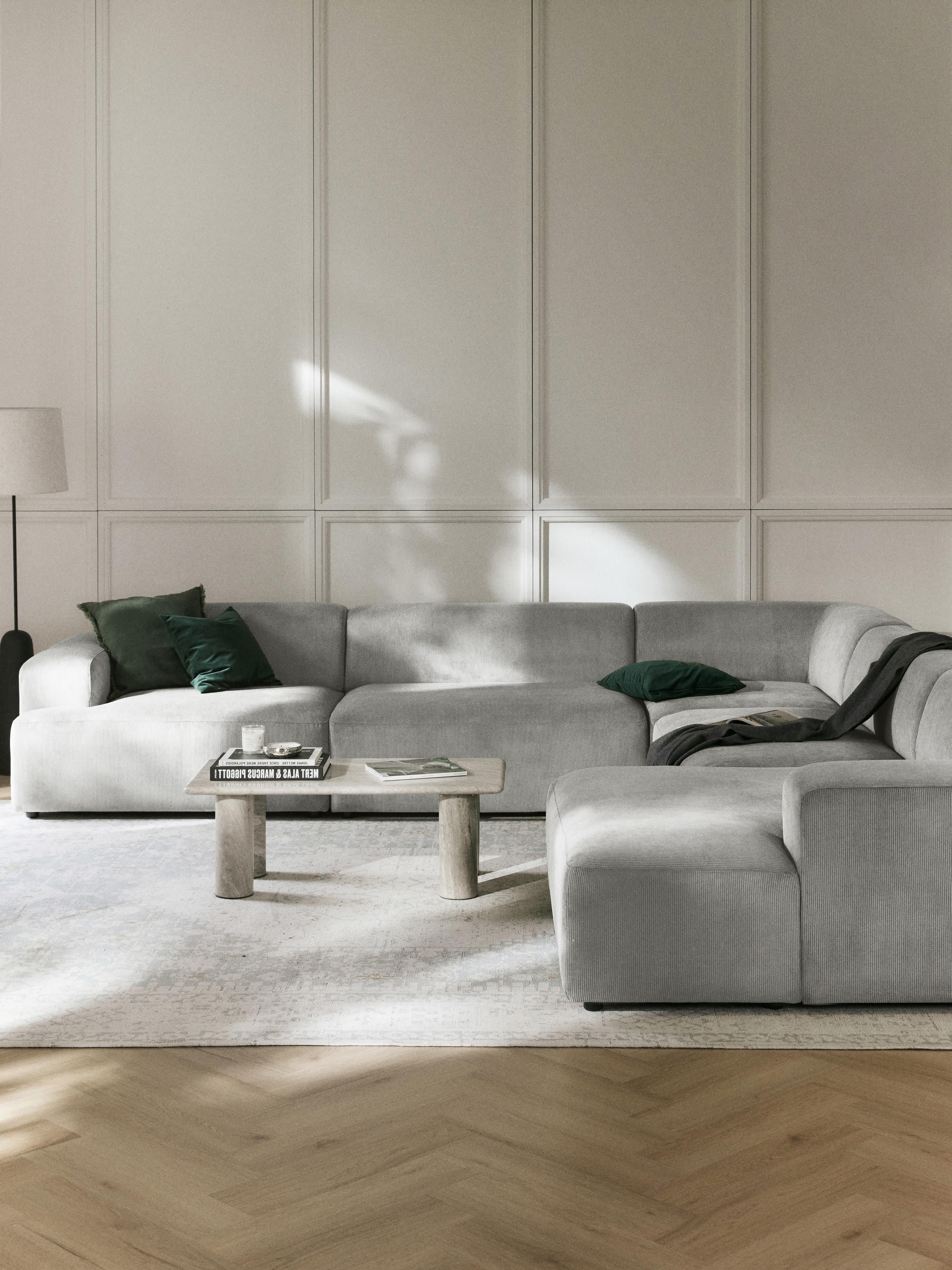 XL Cord-Ecksofa Melva