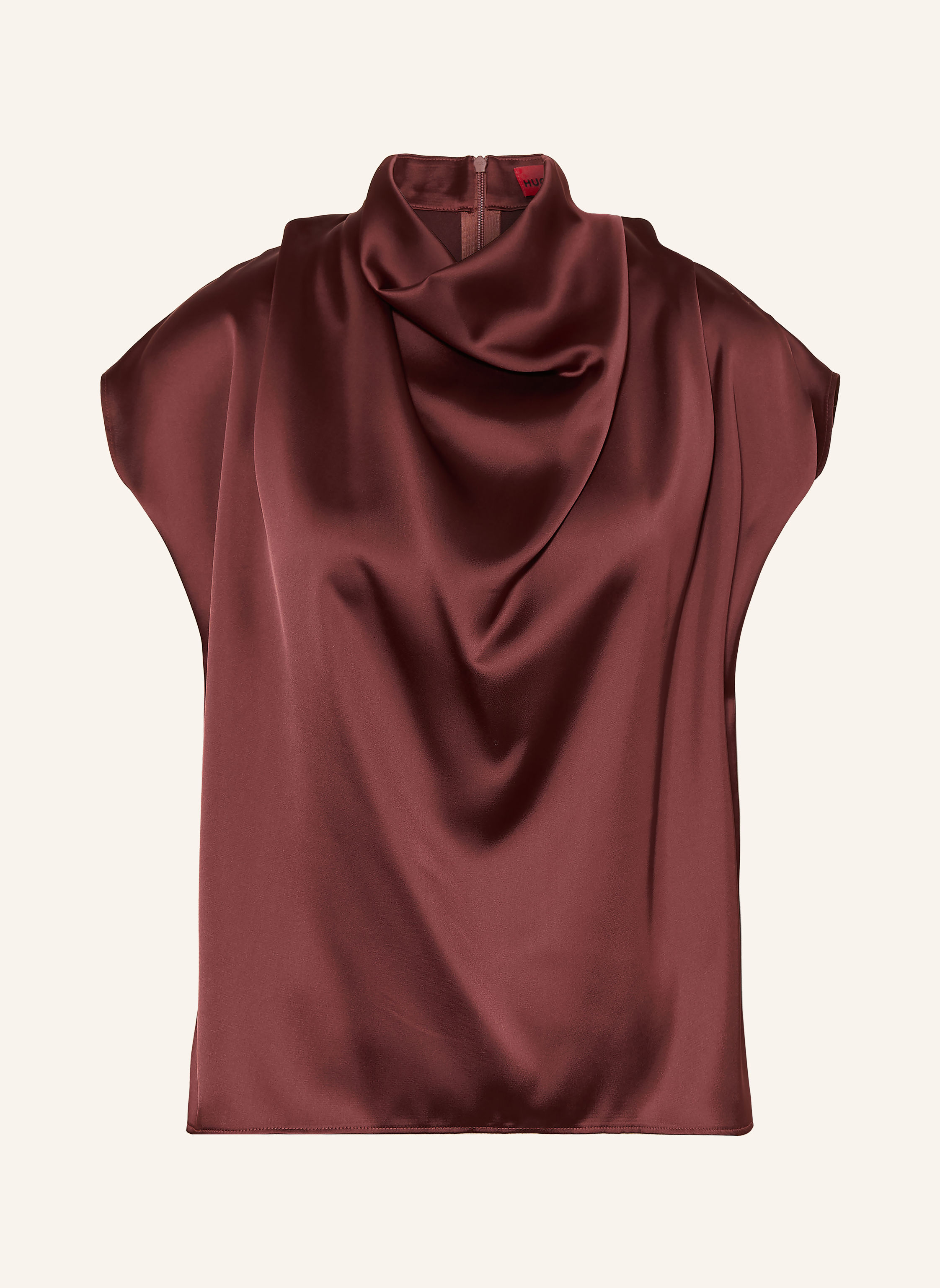 HUGO Blusenshirt CASMENA aus Satin