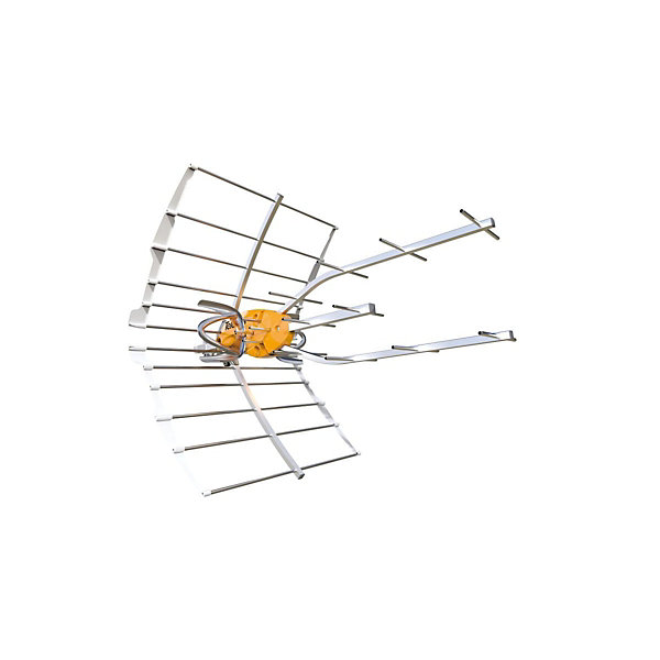 148921 Antenne TV Rateau Terrestre Ellipse UHF (C21-48) G 38dBi LTE700   Alimentation 12V TELEVES