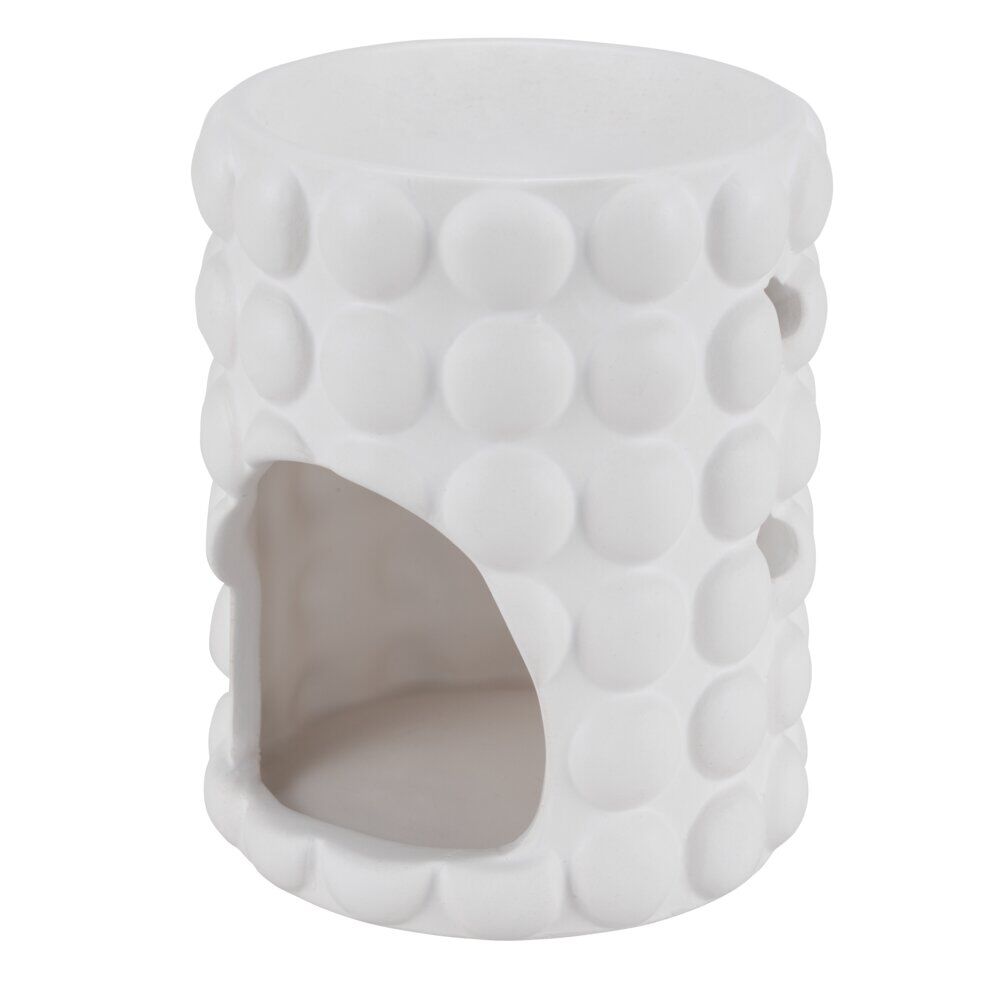 Br&ucirc;leur de parfum céramique bubble avec 4 galets de cire senteur vanille