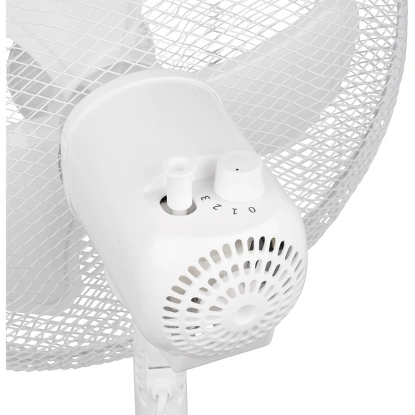 Standventilator, Ø 40 cm, 3 Stufen, weiß