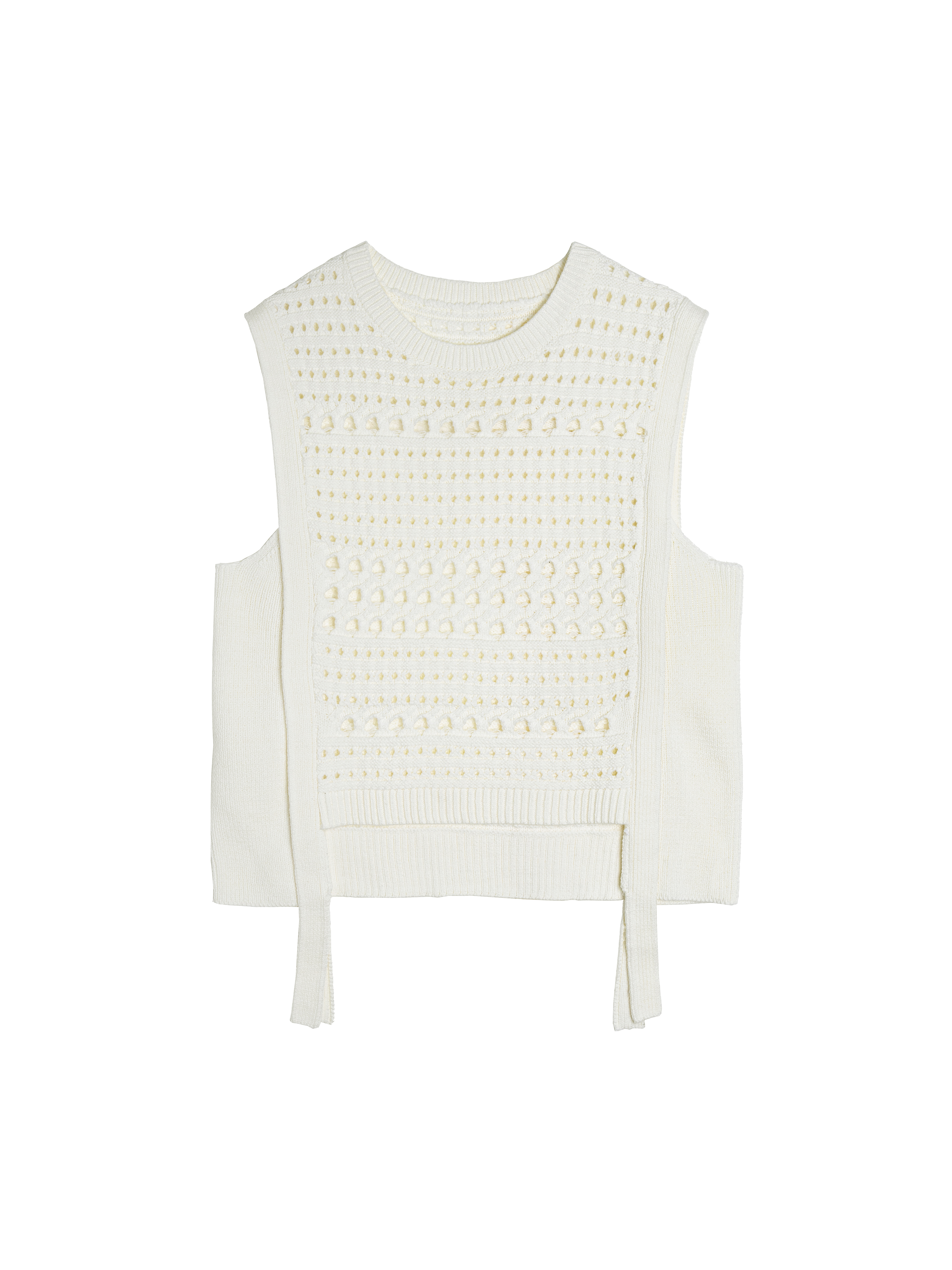 Eyelet Knit Vest - 25WDT298X