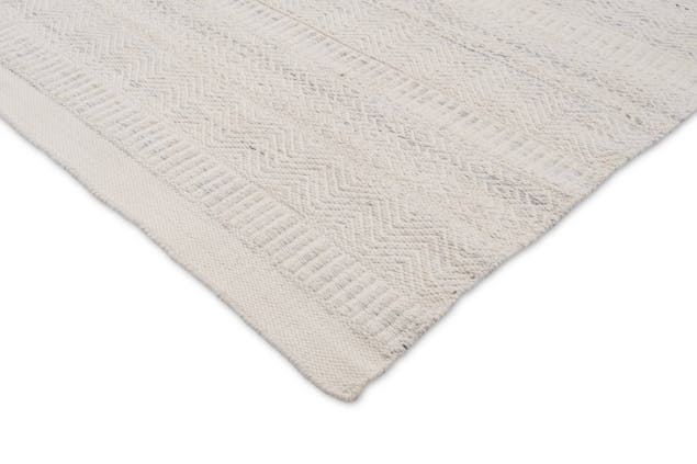 Loretta Cream and Grey Indoor Outdoor PET Rug