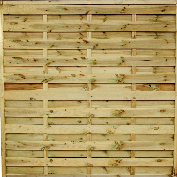 Dichtzaun, Fichtenholz/Kiefernholz, HxL: 180 x 180 cm