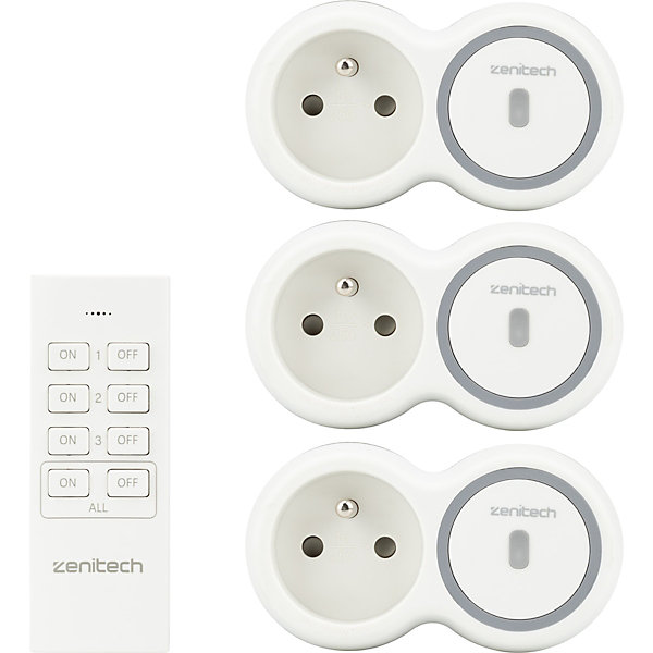 3 prises   télécommande Bolea Zenitech