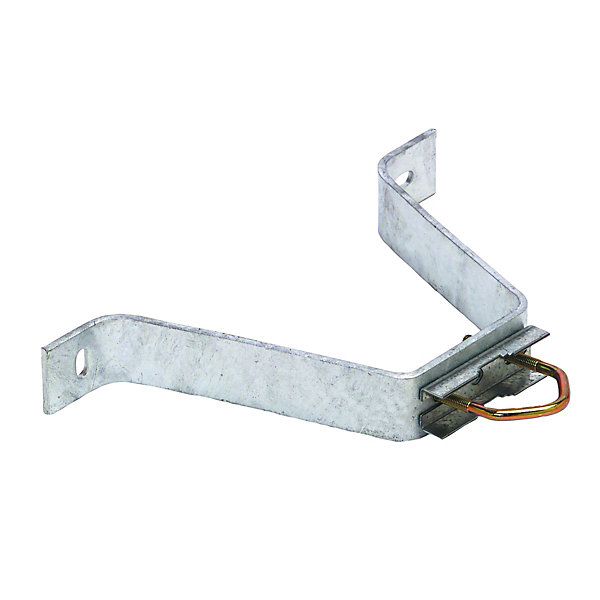 Paire d'étriers Fixation Murale patte en M Déport 200mm Mât Antenne TV TNT SAT HDSAT