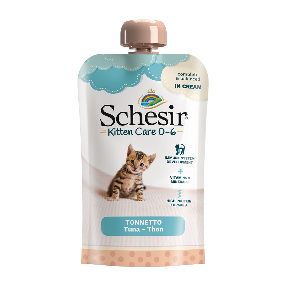Schesir Kitten in Cream 10 x 150g