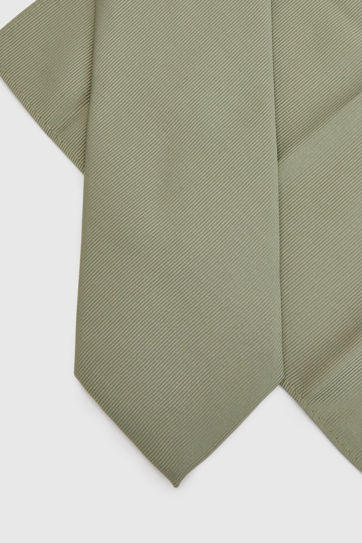 Burton Khaki Plus & Tall Tie and Pocket Square
