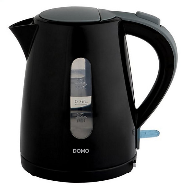 Bouilloire sans fil 1l 2200w noir Domo DO9198WK