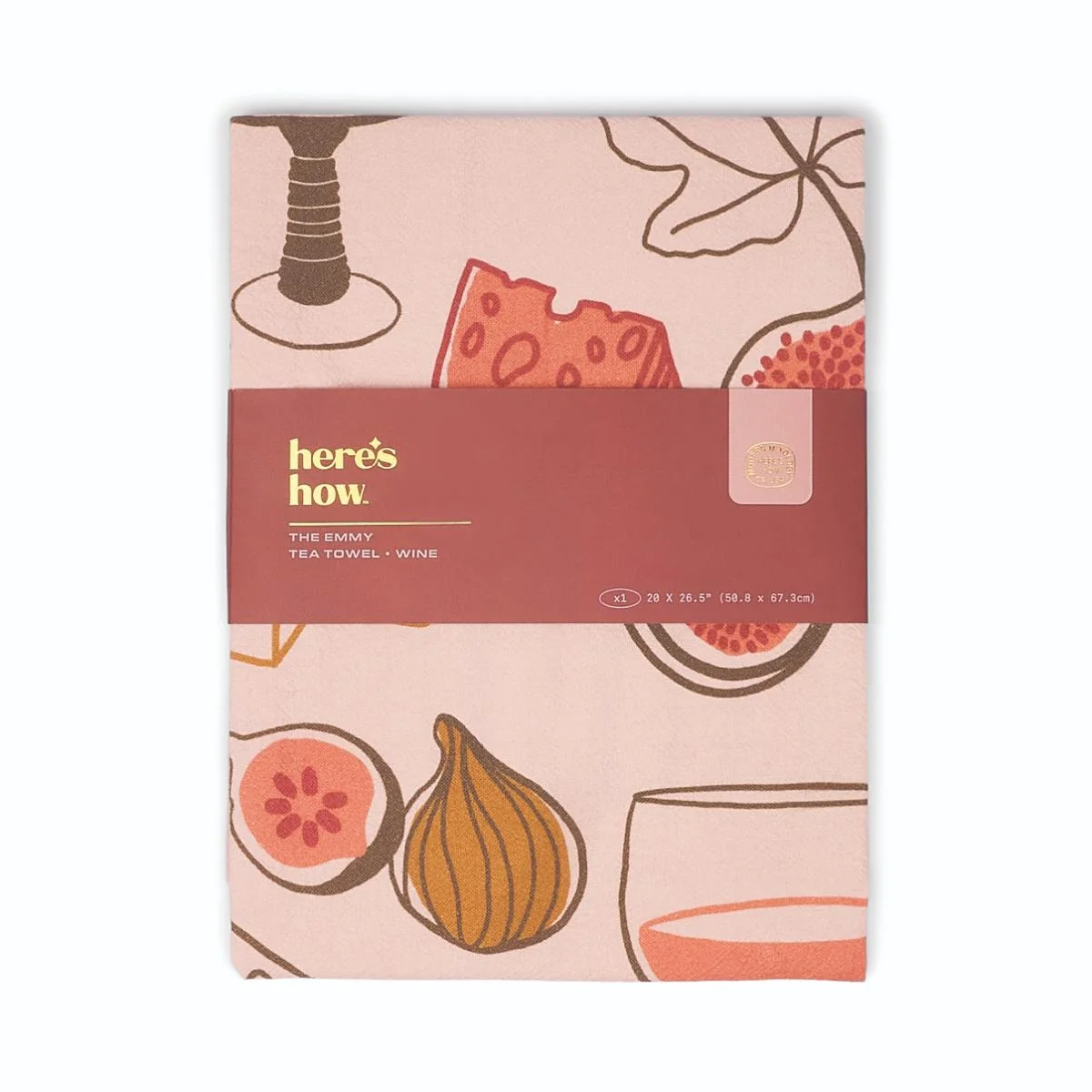 The Emmy Tea Towel - Wine