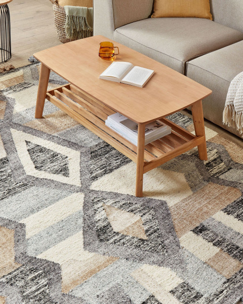 Dywan kilim ręcznie robiony 160 x 230 cm wielokolorowy